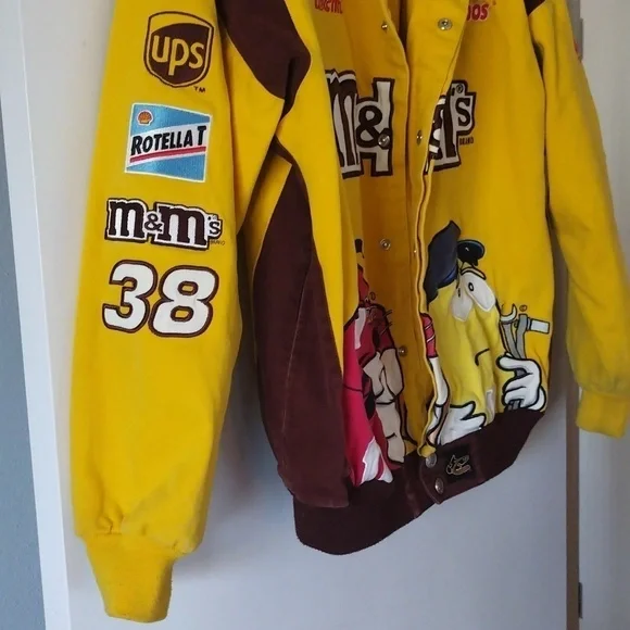 Chase Authentics Vintage Elliot Sadler NASCAR M&M's Jacket - Picture 4 of 10